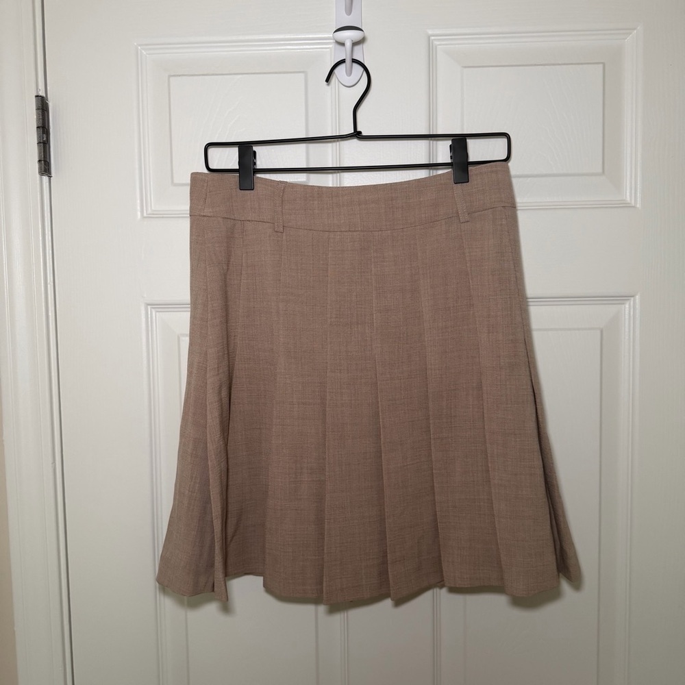 Tahari ASL Classic Brown A-Line Skirt - Picture 6 of 8
